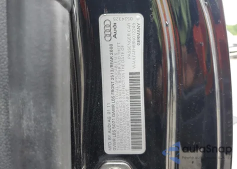 2011 Audi A5 Premium Plus из США, поврежденный, VIN WAULFAFH6BN012249